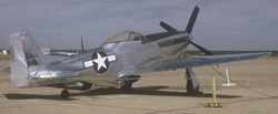 P-51 Mustang on display at Webb AFB in 1969