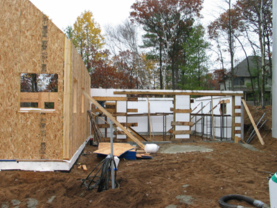 Framing the garage