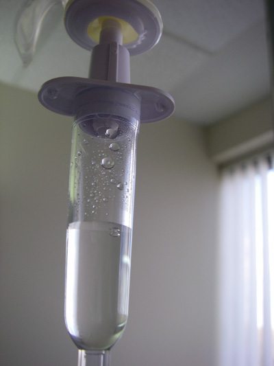 The hospital IV drip