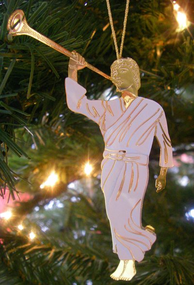 Angel Moroni on my Living Christ Christmas Tree