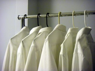 white shirts
