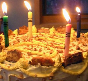 The cake my kids made for their dad's 40th birthday.