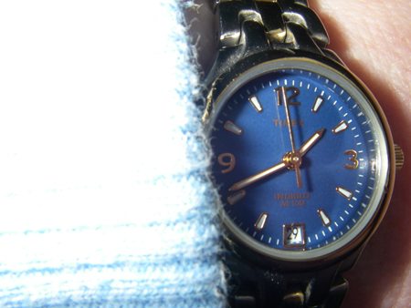 My Timex keeps on ticking on my wrist My Timex keeps on ticking on my wrist