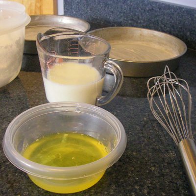 Getting ready to bake my cake Getting ready to bake my cake